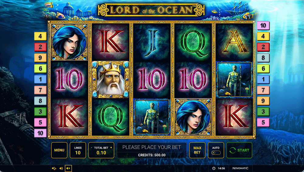 Правила видео слота Lord of the Ocean Правила видео слота Lord of the Ocean